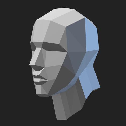 Basic head mesh preview image